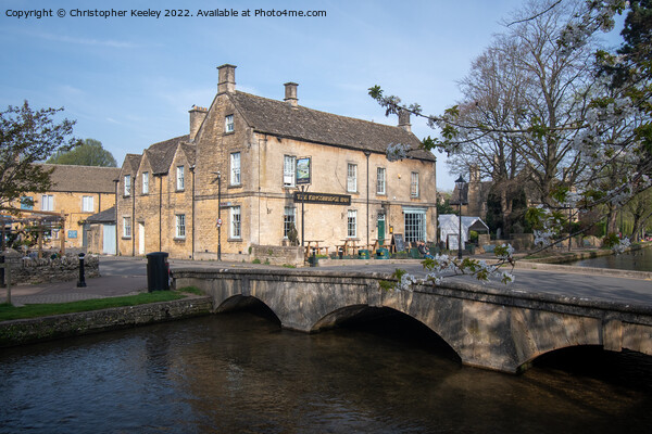 Bourton-on-the-Water in the Cotswolds Picture Board by Christopher Keeley
