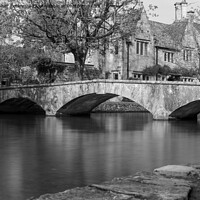 Buy canvas prints of Enchanting Stone Bridge in Bourton-on-the-Water by Christopher Keeley