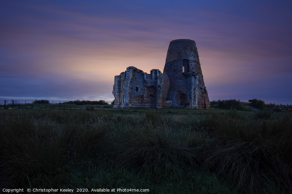 Night time at St Benet's Abbey Picture Board by Christopher Keeley