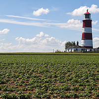Buy canvas prints of Happisburgh Lighthouse  by Christopher Keeley