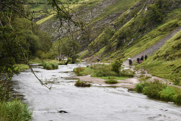 Dovedale, Peak District Picture Board by Christopher Keeley