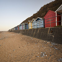 Buy canvas prints of Cromer beach huts by Christopher Keeley