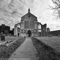Buy canvas prints of Black and white church by Christopher Keeley
