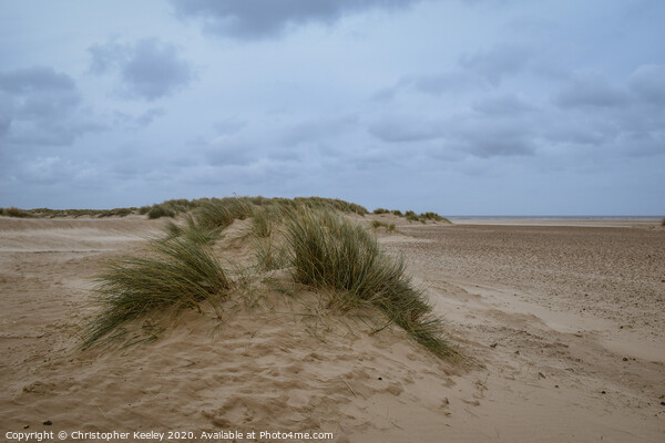 Holkham beach Picture Board by Christopher Keeley