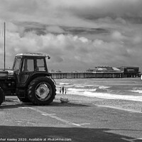 Buy canvas prints of Cromer beach and pier  by Christopher Keeley
