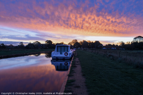 Thurne at dawn Picture Board by Christopher Keeley