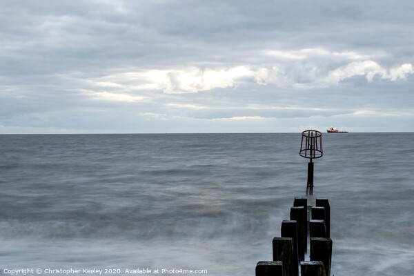 Morning at Gorleston beach  Picture Board by Christopher Keeley