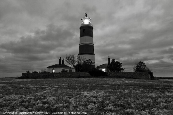 Happisburgh lighthouse  Picture Board by Christopher Keeley