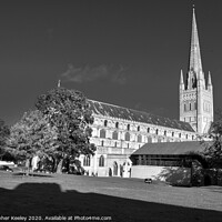Buy canvas prints of Norwich Cathedral by Christopher Keeley