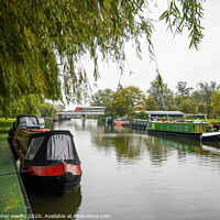 Buy canvas prints of Ely Riverside by Christopher Keeley