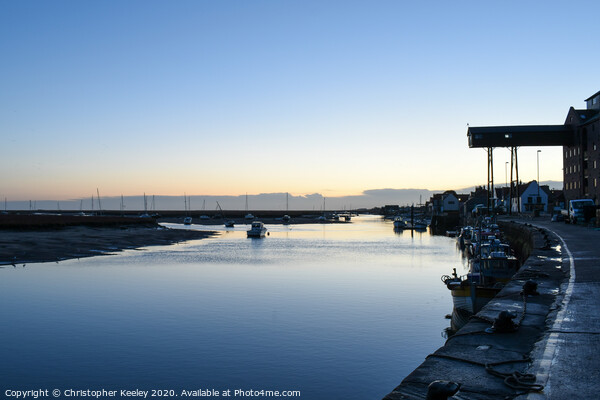 Early morning at Wells-next-the-sea Picture Board by Christopher Keeley