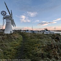 Buy canvas prints of Dusk at Thurne by Christopher Keeley