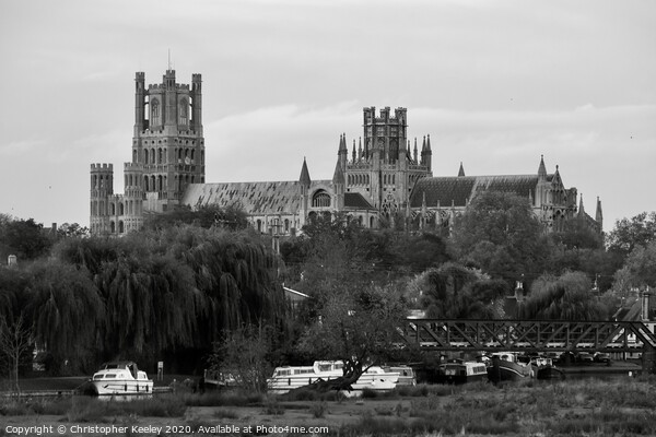Ely Cathedral  Picture Board by Christopher Keeley