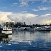 Buy canvas prints of Boats on the broads  by Christopher Keeley