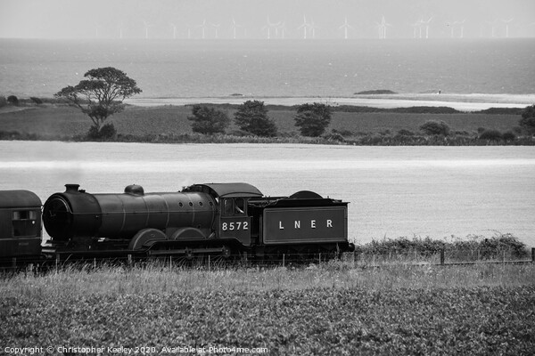 North Norfolk steam train  Picture Board by Christopher Keeley