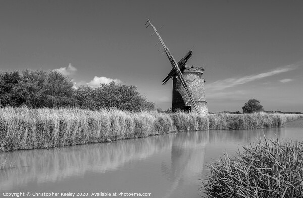 Brograve Mill Picture Board by Christopher Keeley