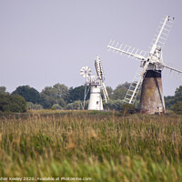 Buy canvas prints of Norfolk mills by Christopher Keeley