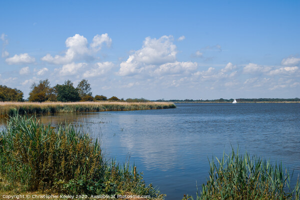Horsey Mere Picture Board by Christopher Keeley