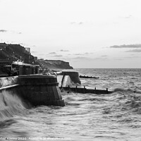 Buy canvas prints of Choppy seas at Cromer by Christopher Keeley