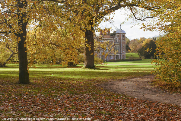 Autumn at Blickling Picture Board by Christopher Keeley
