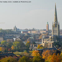 Buy canvas prints of Autumn in Norwich by Christopher Keeley