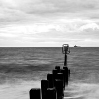 Buy canvas prints of Ship on the horizon by Christopher Keeley