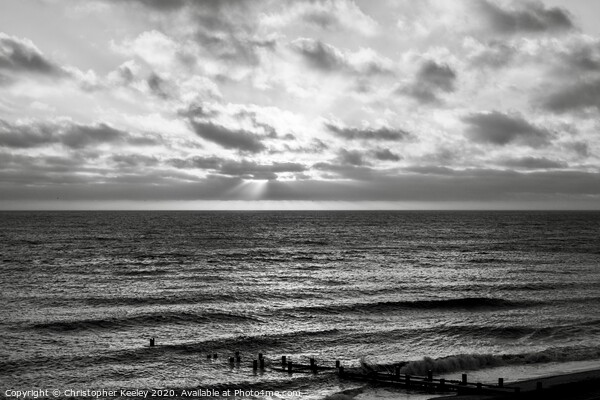 Gorleston sunrise  Picture Board by Christopher Keeley