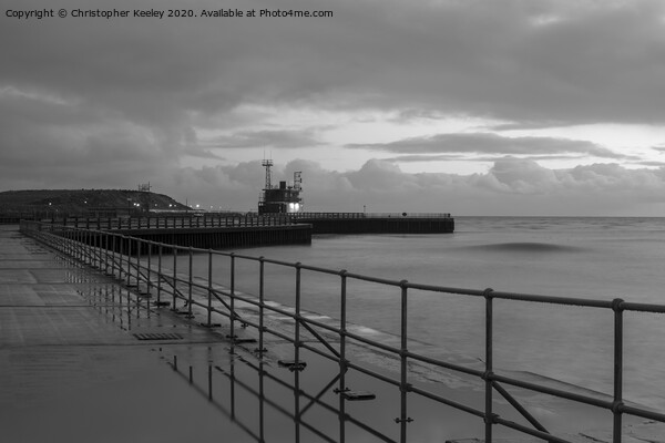 Gorleston pier Picture Board by Christopher Keeley