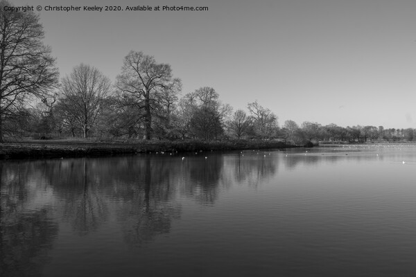 Blickling lake  Picture Board by Christopher Keeley