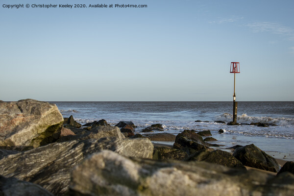 Caister beach  Picture Board by Christopher Keeley