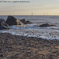 Buy canvas prints of Sunrise at Caister  by Christopher Keeley