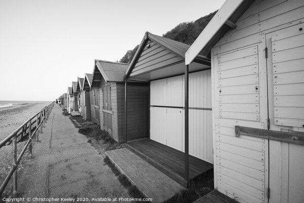 Cromer beach huts Picture Board by Christopher Keeley