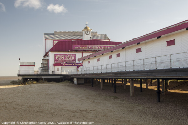 Great Yarmouth pier Picture Board by Christopher Keeley