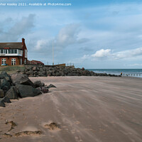 Buy canvas prints of Brancaster beach  by Christopher Keeley