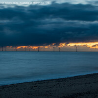 Buy canvas prints of Sunrise at Caister-on-sea by Christopher Keeley