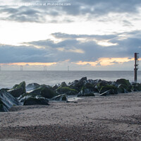 Buy canvas prints of Caister at dawn  by Christopher Keeley