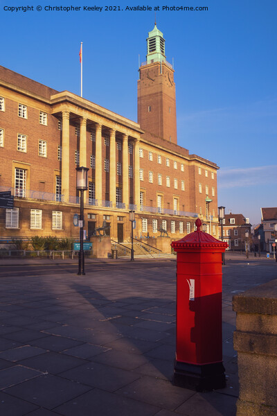 Norwich City Hall Picture Board by Christopher Keeley