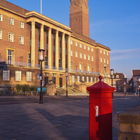 Buy canvas prints of Norwich City Hall by Christopher Keeley