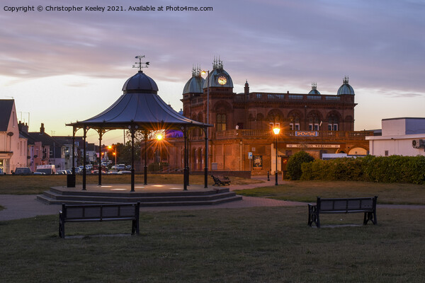 Gorleston seafront bandstand Picture Board by Christopher Keeley