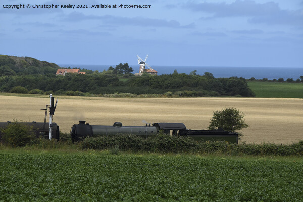North Norfolk Railway Picture Board by Christopher Keeley