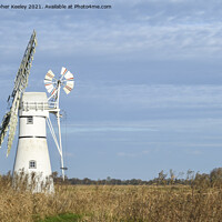 Buy canvas prints of Thurne Mill Norfolk Broads by Christopher Keeley