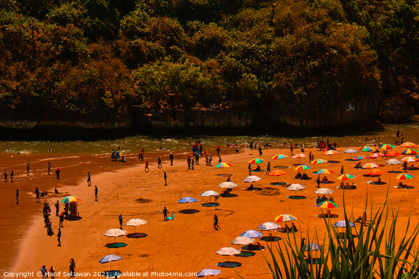Lagoon beach Baron on Java Island in Indonesia. Picture Board by Hanif Setiawan