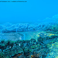 Buy canvas prints of Lagoon beach Baron on Java Island in Indonesia. by Hanif Setiawan