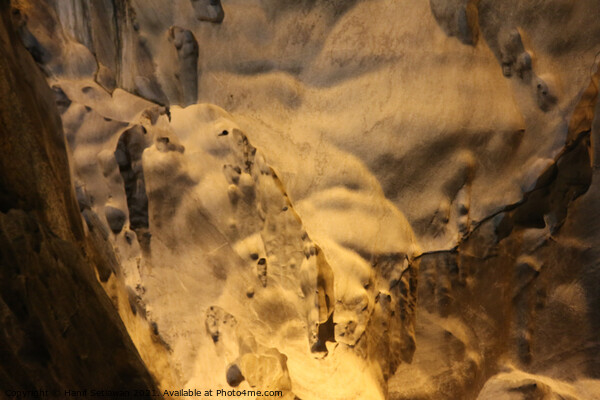 Gnomes or trolls on creme white cave wall. Picture Board by Hanif Setiawan