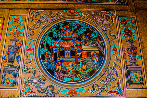 Decorative ornat at Thai Pak Koong Chinese Buddhis Picture Board by Hanif Setiawan
