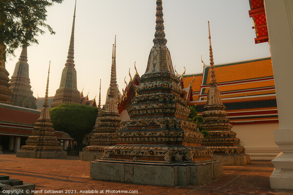 First stupas at Phra Chedi Rai in Wat Pho temple c Picture Board by Hanif Setiawan