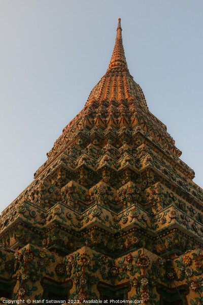 2nd Buddha stupa reaching symmetric in the sky Picture Board by Hanif Setiawan