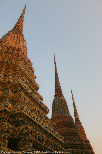 First from three stupa in a row at Wat Pho Picture Board by Hanif Setiawan