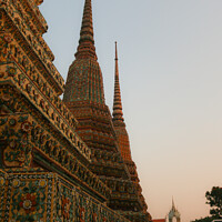 Buy canvas prints of 2nd view from three stupa in a row at Wat Pho by Hanif Setiawan