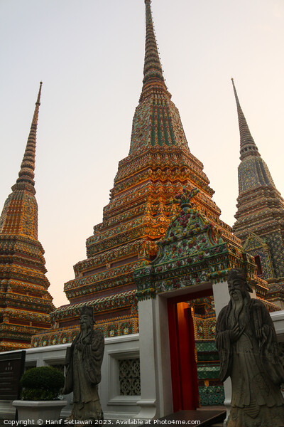 First entrance of Phra Chedi Rai with two guardian Picture Board by Hanif Setiawan